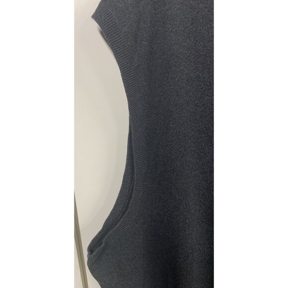 Vintage Polo Ralph Lauren 100% Pima Cotton Men’s Gray Sweater Vest 2LT - Picture 5 of 7